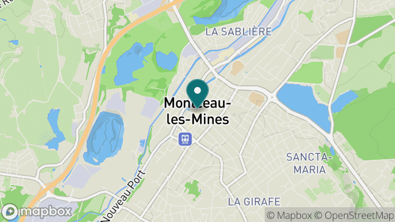 Carte - Montceau Les Mines