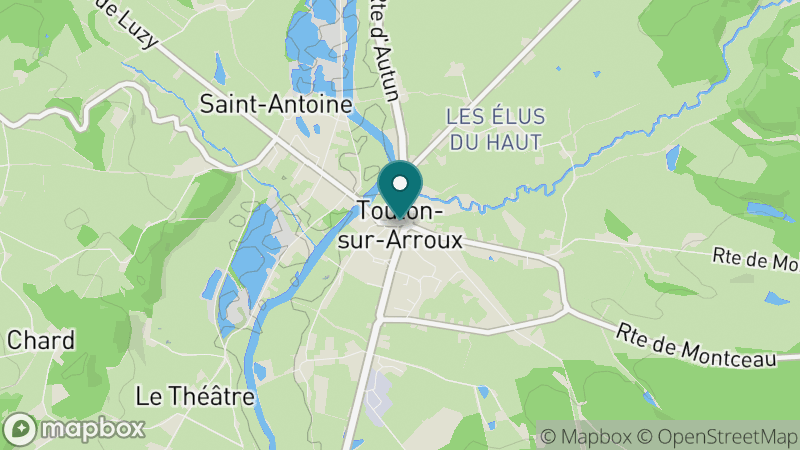 Carte - Toulon Sur Arroux