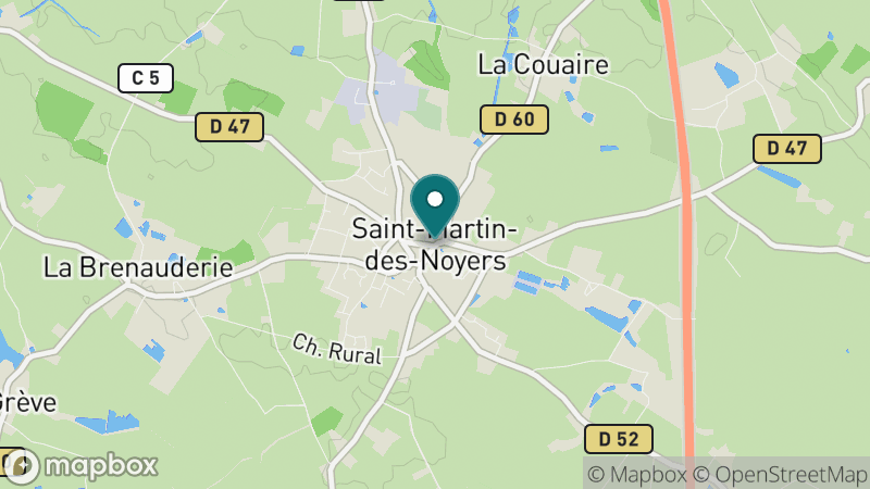 Carte - Saint Martin Des Noyers