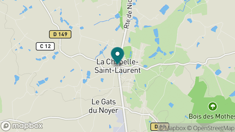 Carte - La Chapelle Saint Laurent