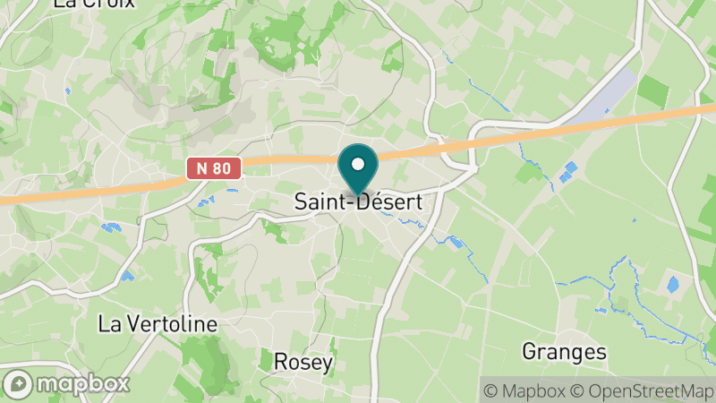 Carte - Saint Desert