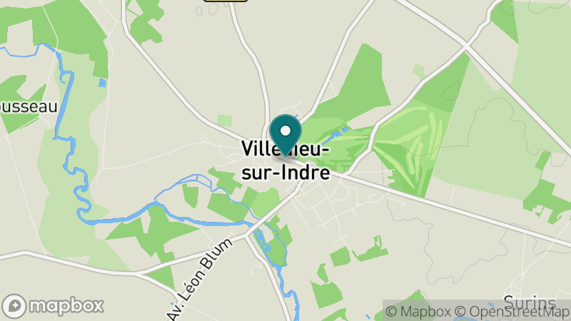 Carte - Villedieu Sur Indre