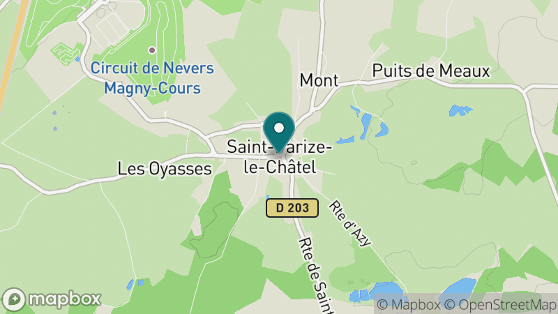 Carte - Saint Parize Le Chatel