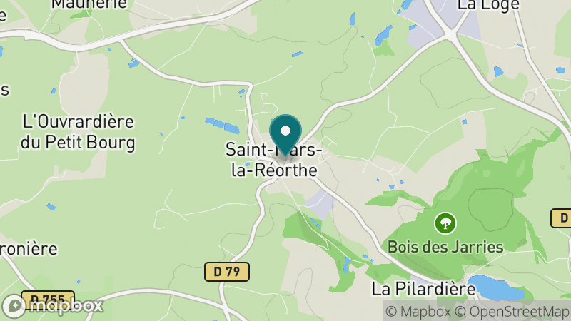 Carte - Saint Mars La Reorthe