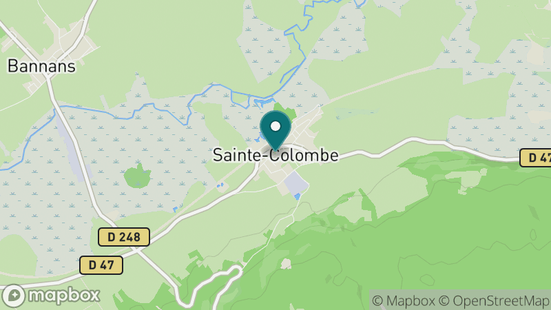 Carte - Sainte Colombe