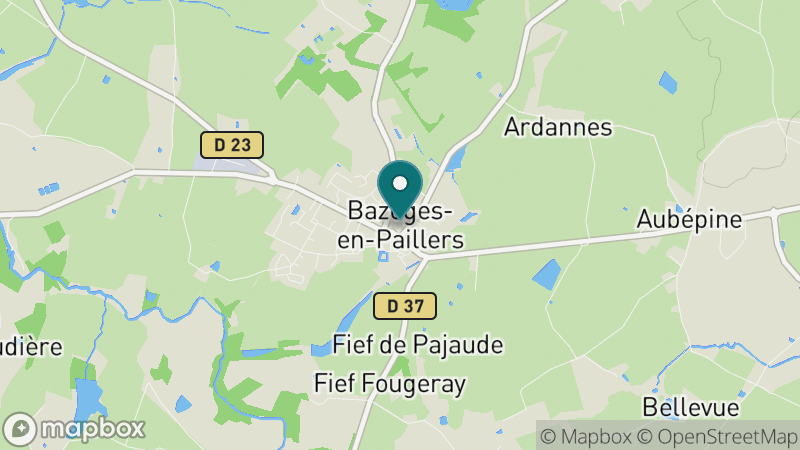 Carte - Bazoges En Paillers