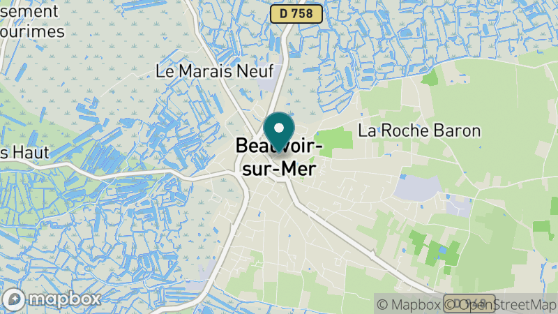 Carte - Beauvoir Sur Mer