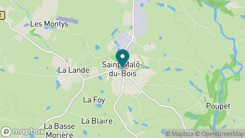 Carte - Saint Malo Du Bois