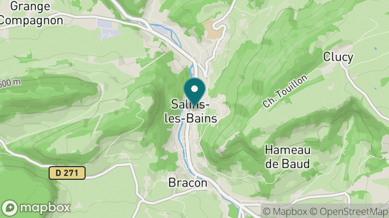 Carte - Salins-les-Bains