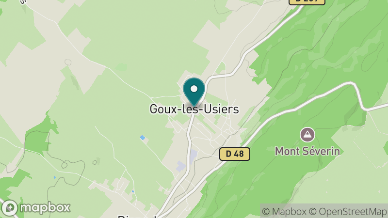 Carte - Goux-les-Usiers