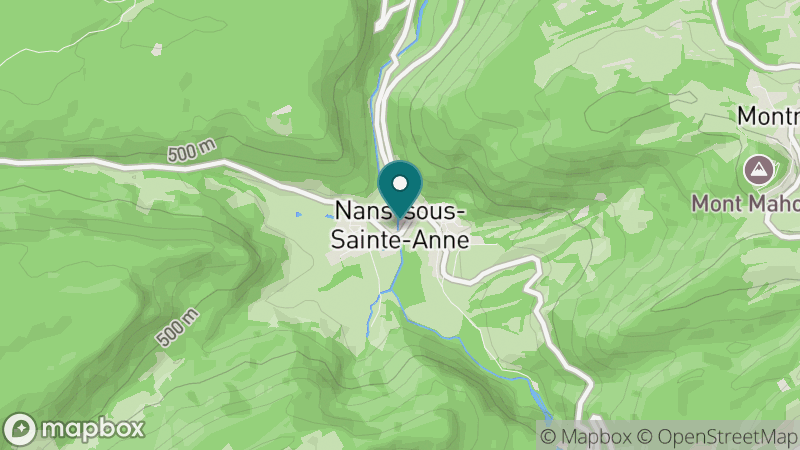 Carte - Nans Sous Sainte Anne