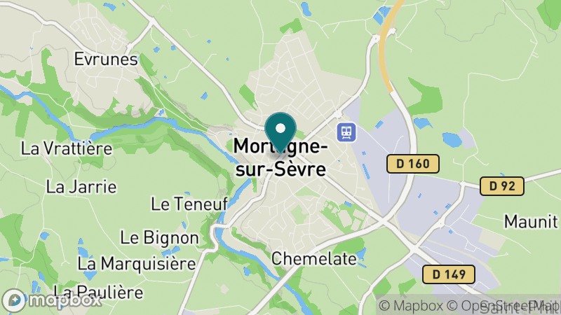 Carte - Mortagne Sur Sevre