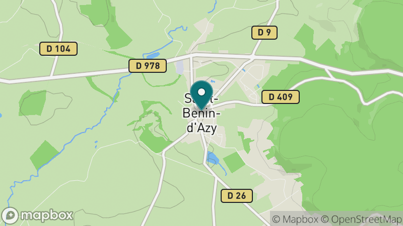 Carte - Saint Benin D'azy