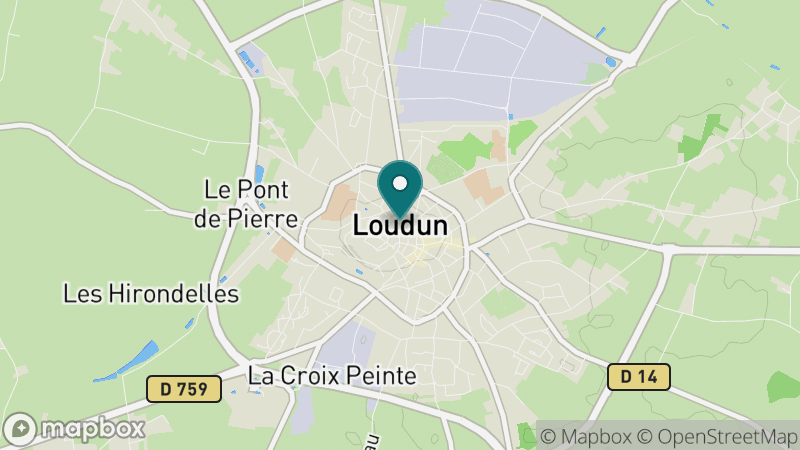 Carte - Loudun