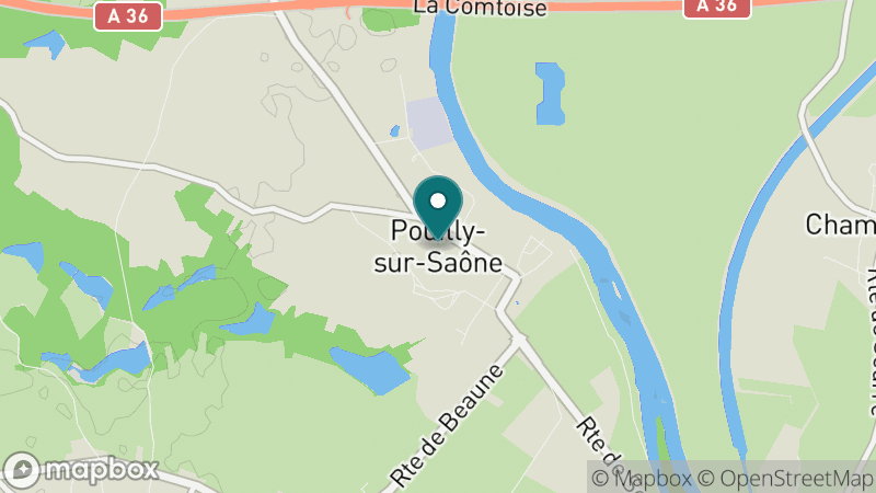 Carte - Pouilly-sur-saône