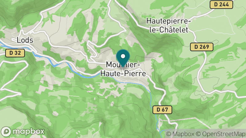 Carte - Mouthier Haute Pierre