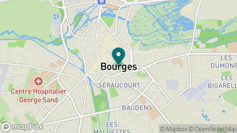 Carte - Bourges