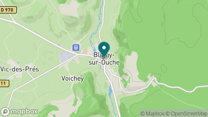 Carte - Bligny Sur Ouche