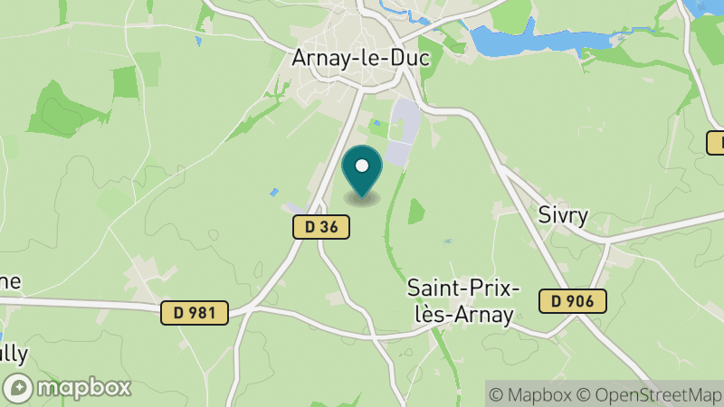 Carte - Arnay-le-Duc