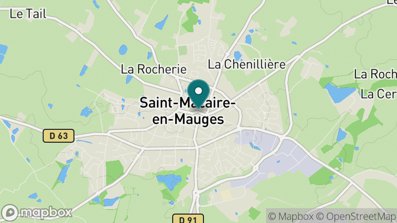 Carte - Saint Macaire En Mauges