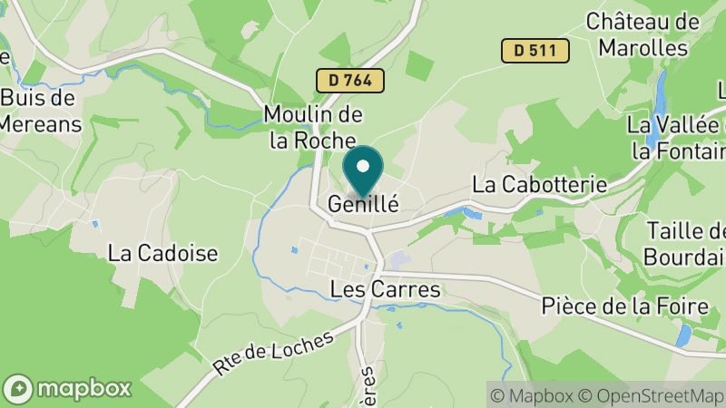 Carte - Genille
