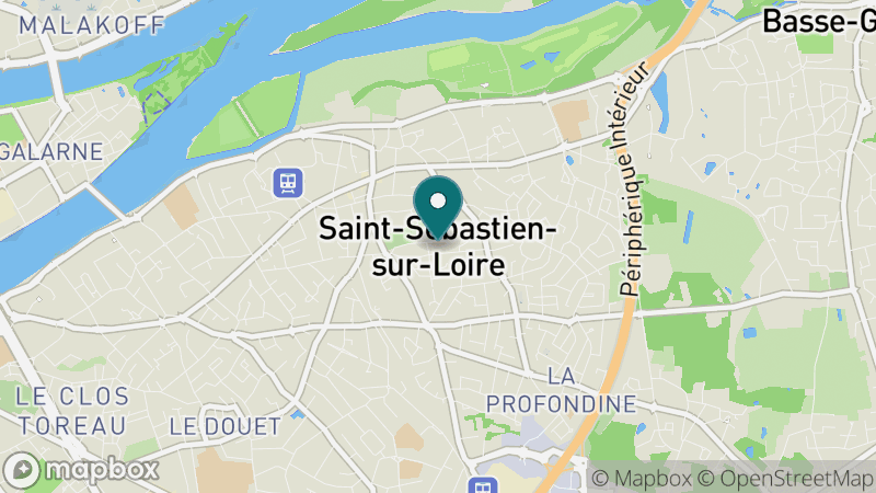 Carte - Saint Sebastien Sur Loire