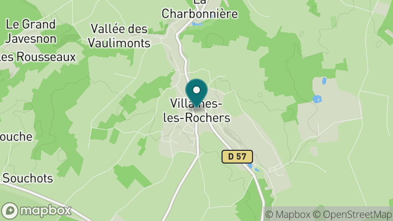 Carte - Villaines-les-Rochers