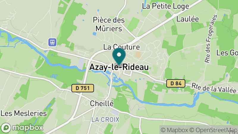 Carte - Azay Le Rideau