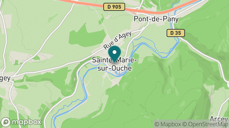 Carte - Sainte Marie Sur Ouche