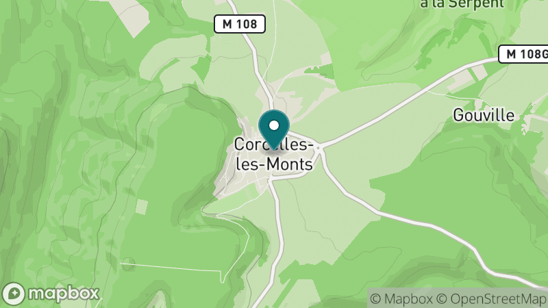 Carte - Corcelles Les Monts