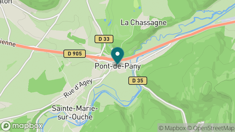 Carte - Pont-de-Pany
