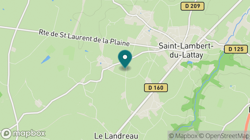 Carte - Saint Lambert Du Lattay