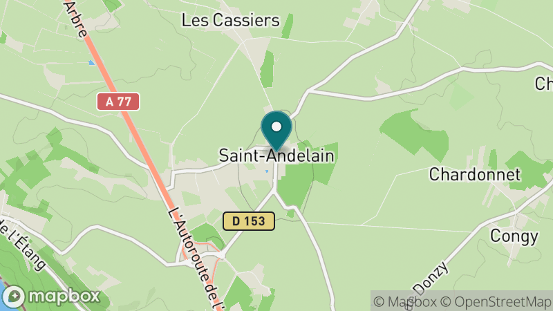 Carte - Saint Andelain