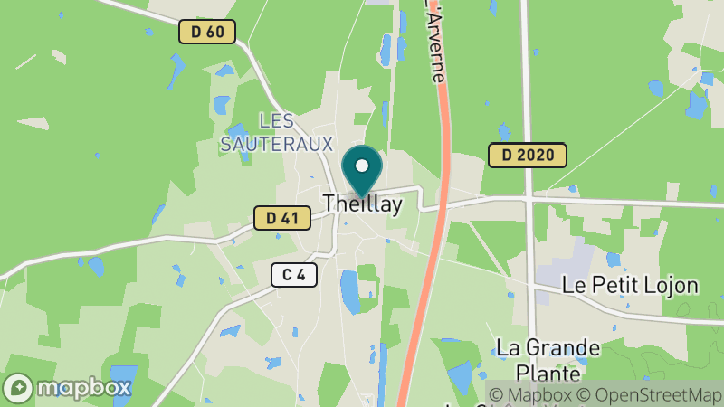 Carte - Theillay
