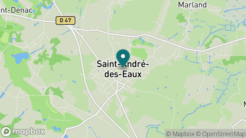 Carte - Saint Andre Des Eaux