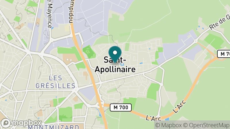 Carte - Saint Apollinaire