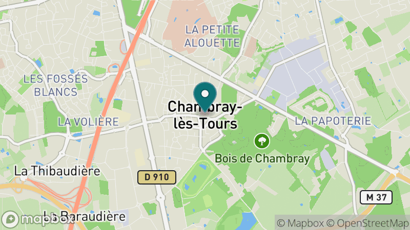 Carte - Chambray Les Tours