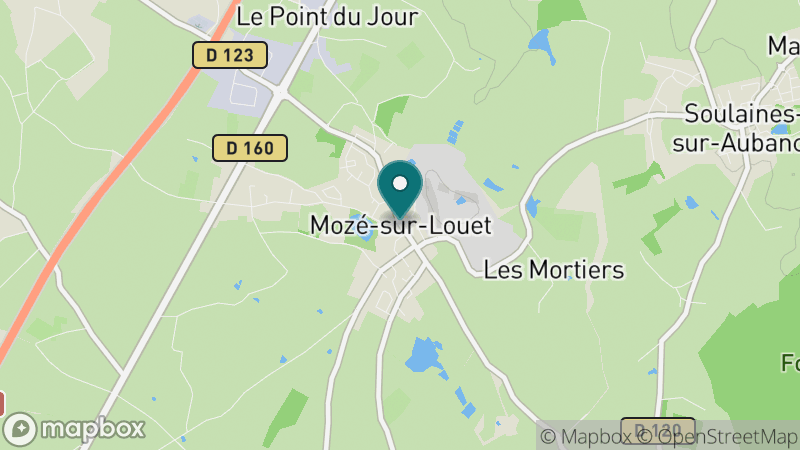Carte - Moze Sur Louet
