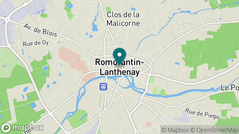 Carte - Romorantin Lanthenay