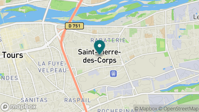 Carte - Saint Pierre Des Corps