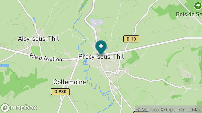 Carte - Précy-sous-Thil