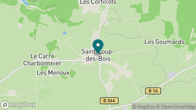 Carte - Saint-Loup-des-Bois