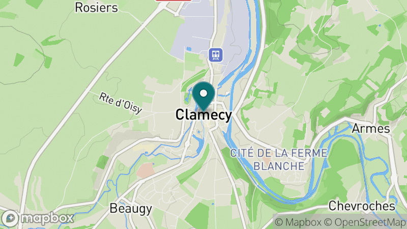 Carte - Clamecy