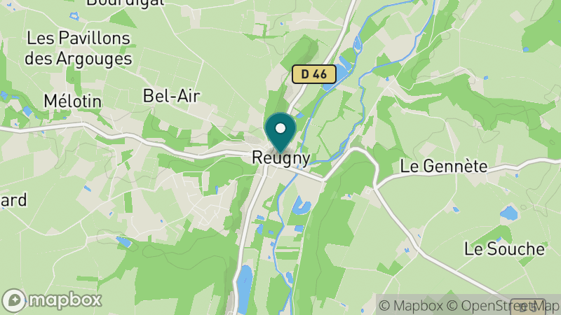 Carte - Reugny