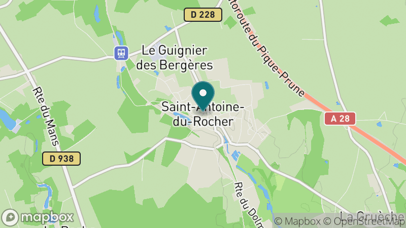 Carte - Saint Antoine Du Rocher