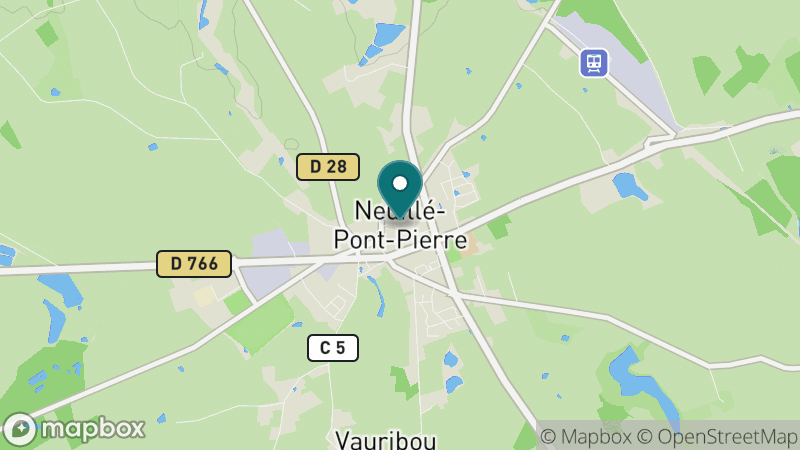 Carte - Neuille Pont Pierre