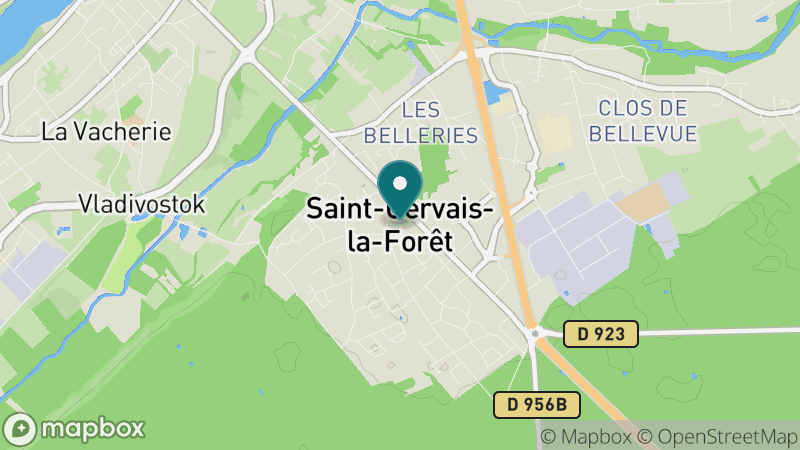 Carte - Saint Gervais La Foret