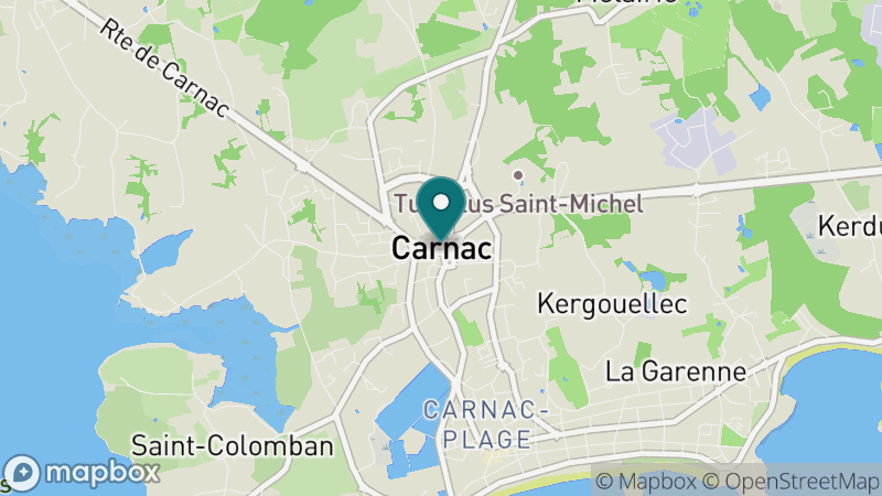 Carte - Carnac