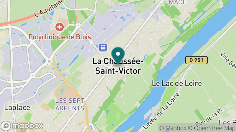 Carte - La Chaussee Saint Victor