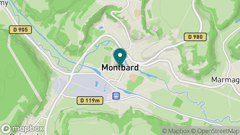 Carte - Montbard
